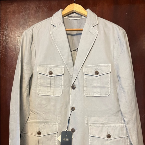 Men’s Onassis Cotton Cavalry Twill Blazer
